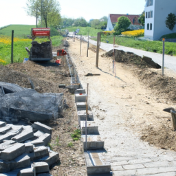 Installation d'allées et chemins pavés Maxeville