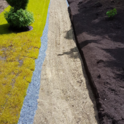 Installation d'allées et chemins en béton désactivé Oyonnax